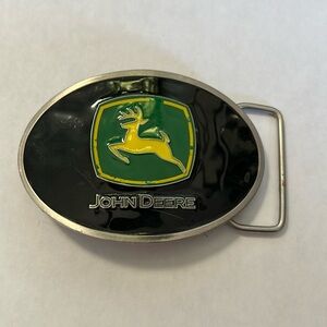 John Deere Enamel Belt Buckle